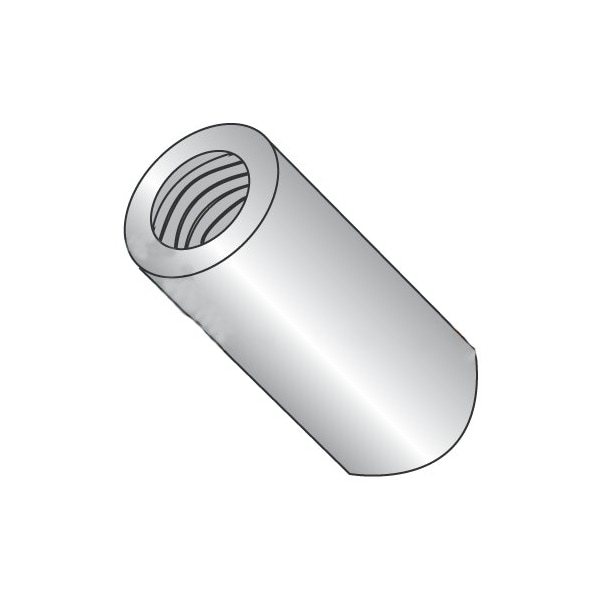 Newport Fasteners Round Standoffs, #8-32 Thrd Sz, 1 in Bd L, 18-8 Stainless Steel Plain, 1/4 in OD, 500 PK 874216 - main